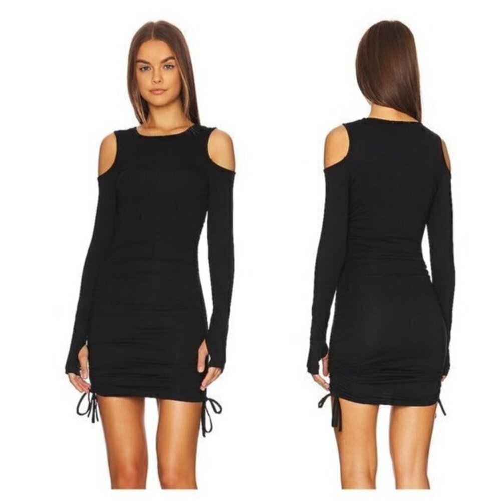 ALL THE WAYS Nadine Cold Shoulder Dress - Black